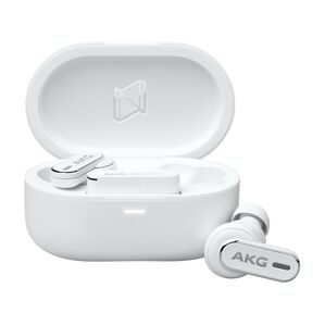 AKG N5 Hybrid - White - True wireless noise cancelling earbuds - Hero